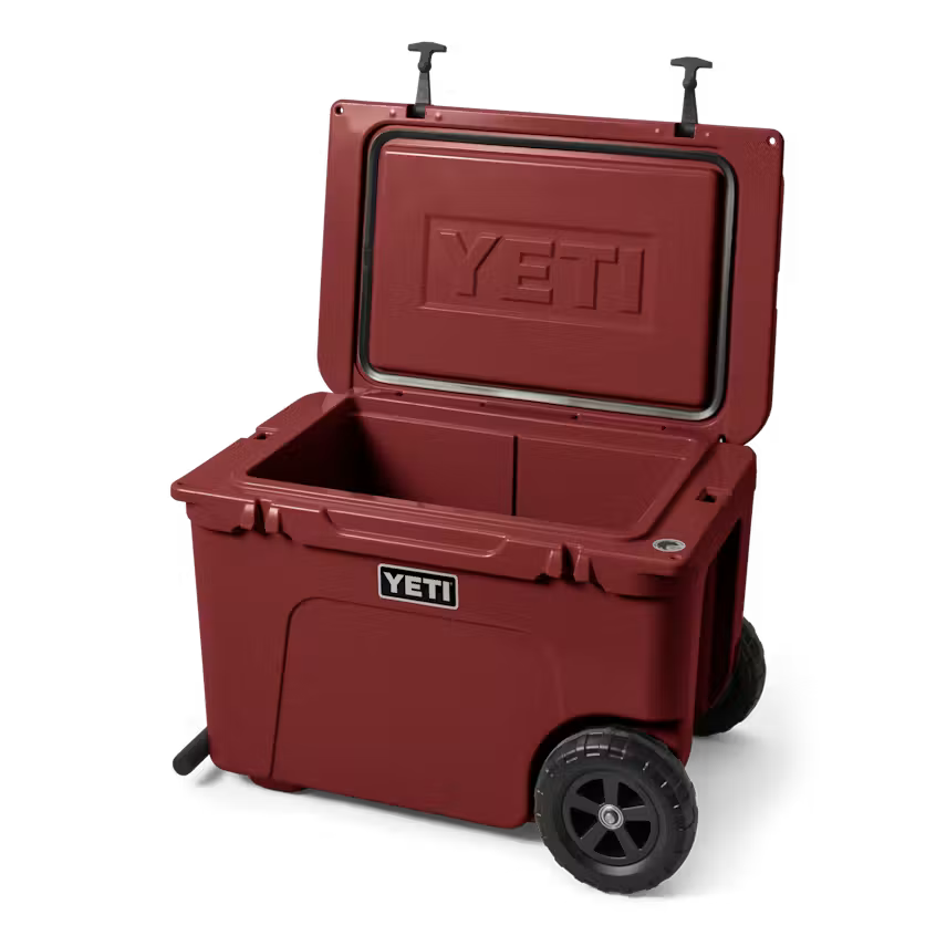 HIELERA RIGIDA YETI TUNDRA HAUL WHEELED COOLER - STAG RED