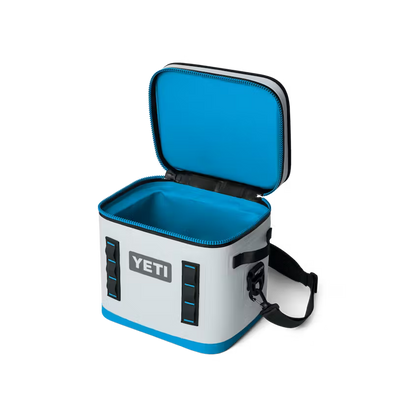 HOPPER FLIP® 12 SOFT COOLER FOG GRAY/BLUE | Yeti Market
