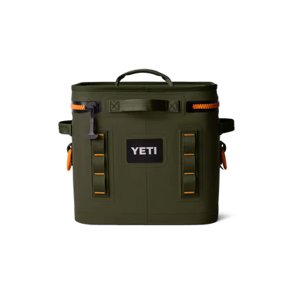 HIELERA SUAVE YETI HOPPER FLIP 12 SOFT COOLER OLIVE/KING CRAB ORANGE | Yeti Market
