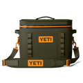 HIELERA YETI HOPPER FLIP 18 SOFT COOLER - OLIVE/KING CRAB ORANGE