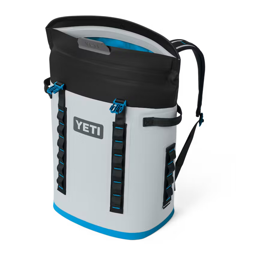 HOPPER® M20 SOFT BACKPACK COOLER FOG GRAY/BLUE | Yeti Market