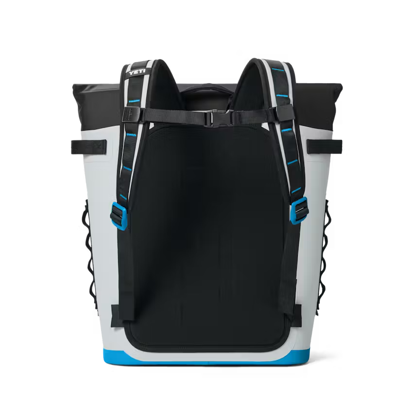 HIELERA SUAVE YETI HOPPER M20 SOFT BACKPACK COOLER - FOG GRAY/BLUE
