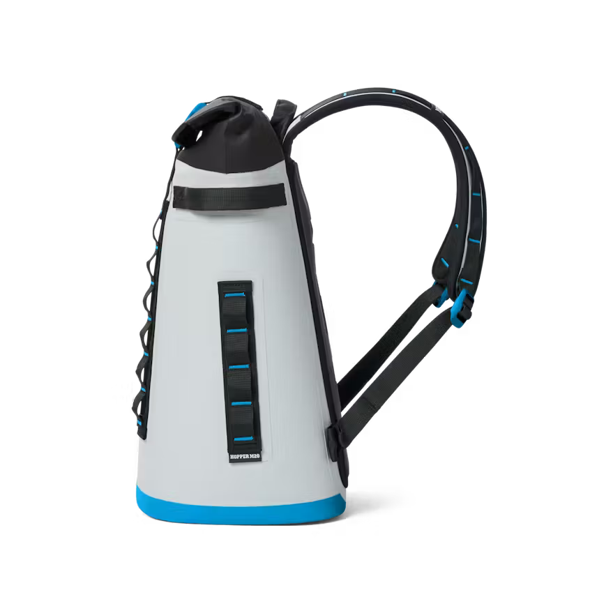 HOPPER® M20 SOFT BACKPACK COOLER FOG GRAY/BLUE | Yeti Market
