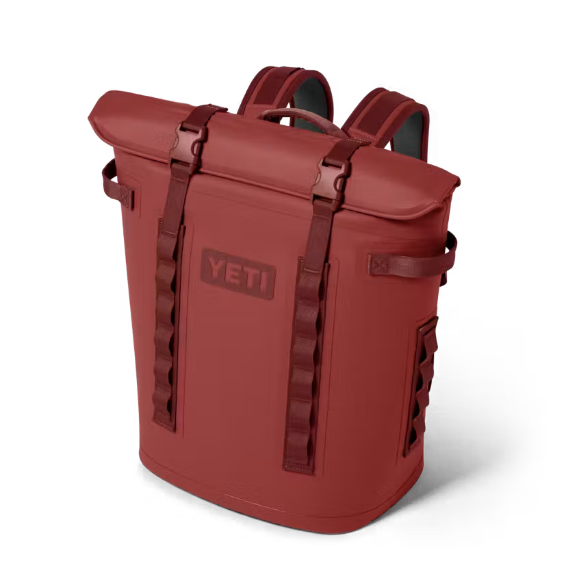 HIELERA SUAVE YETI HOPPER M20 SOFT BACKPACK COOLER - STAG RED