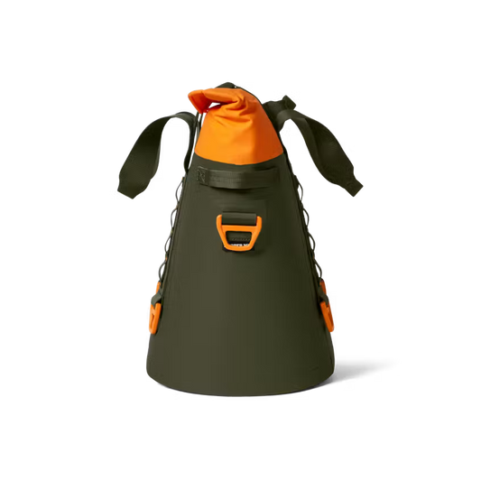 HIELERA SUAVE YETI HOPPER M30 SOFT BACKPACK COOLER OLIVE/KING CRAB ORANGE | Yeti Marke
