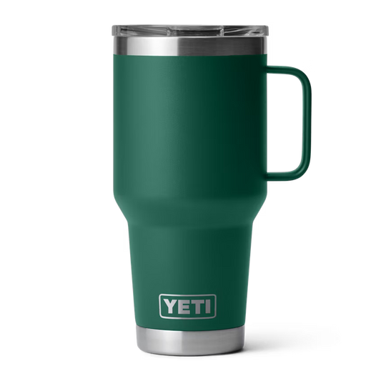 RAMBLER® 30 OZ TRAVEL MUG BLACK FOREST GREEN | Yeti Market