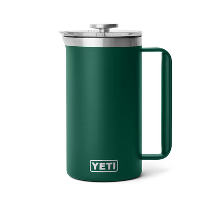 RAMBLER® 34 OZ FRENCH PRESS BLACK FOREST GREEN | Yeti Market