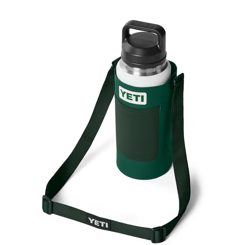 YETI BOTTLE SLING LARGE - BLACK FOREST GREEN