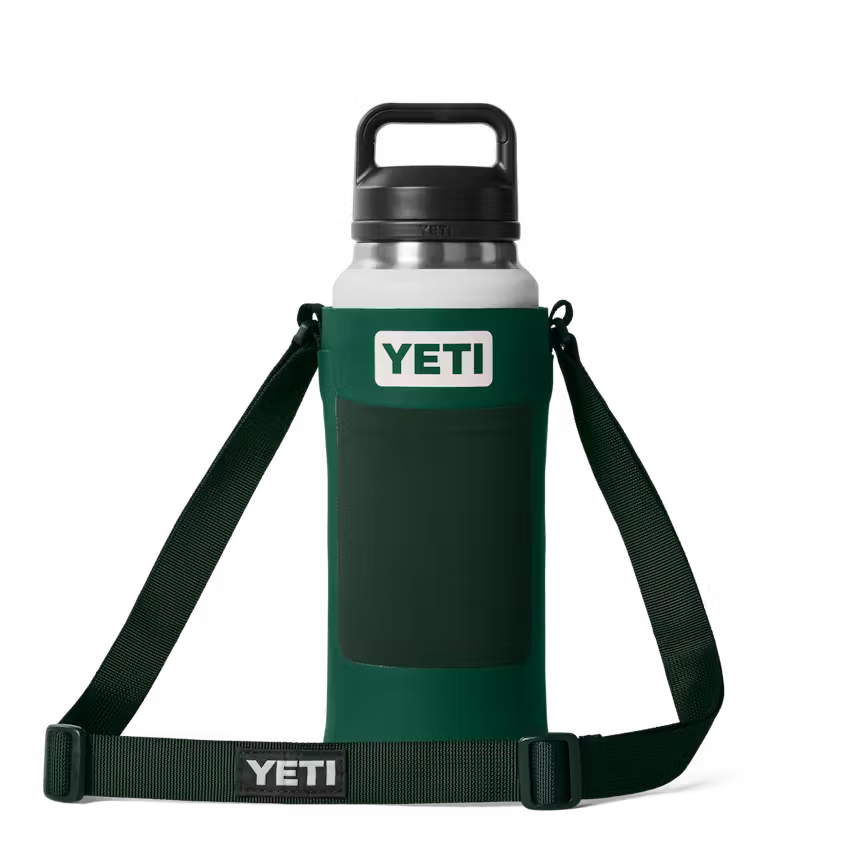 YETI BOTTLE SLING LARGE - BLACK FOREST GREEN