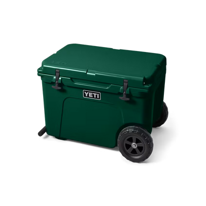 HIELERA RIGIDA YETI TUNDRA HAUL WHEELED COOLER - BLACK FOREST GREEN
