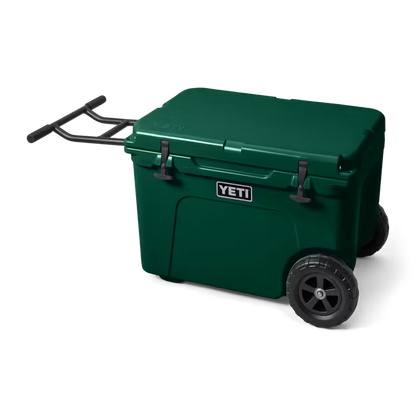 HIELERA RIGIDA YETI TUNDRA HAUL WHEELED COOLER - BLACK FOREST GREEN