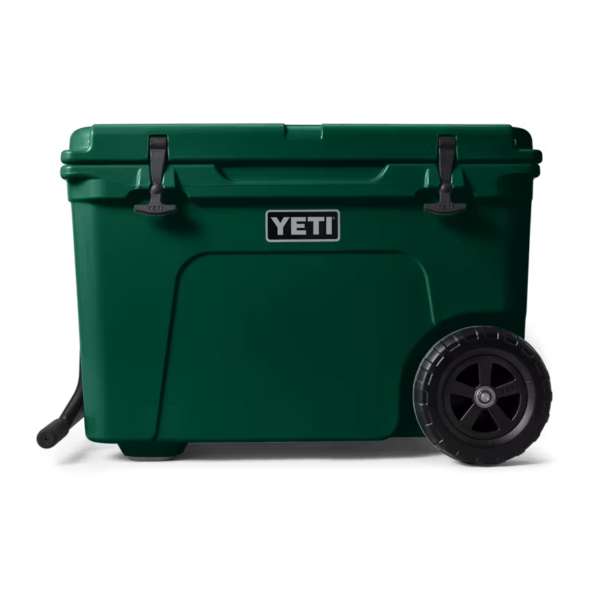 HIELERA RIGIDA YETI TUNDRA HAUL WHEELED COOLER - BLACK FOREST GREEN