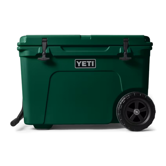 HIELERA RIGIDA YETI TUNDRA HAUL WHEELED COOLER - BLACK FOREST GREEN