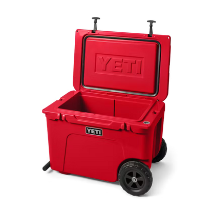 TUNDRA® HAUL WHEELED COOLER RESCUE RED