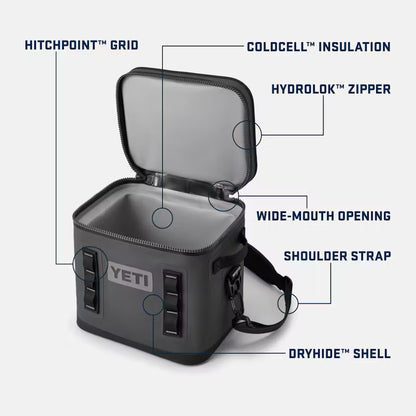 HOPPER FLIP® 12 SOFT COOLER AZUL MARINO