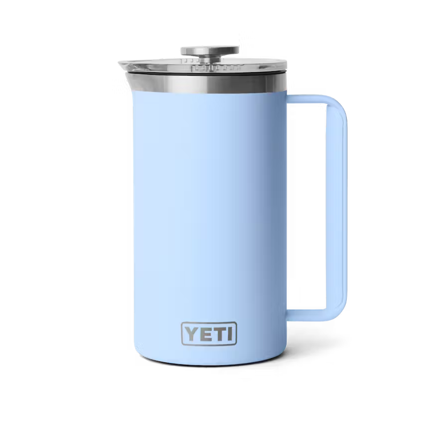 RAMBLER® 34 OZ FRENCH PRESS BIG SKY BLUE | Yeti Market