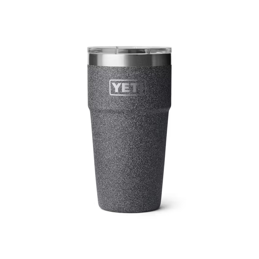 RAMBLER® 20 OZ STACKABLE BLACK STONE | Yeti Market