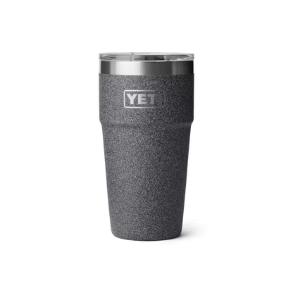 RAMBLER® 20 OZ STACKABLE BLACK STONE | Yeti Market