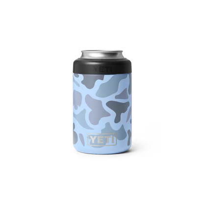 YETI RAMBLER 12 OZ COLSTER CAN COOLER BLUE CAMO | Yeti Market