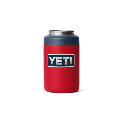 YETI RAMBLER 12 OZ COLSTER CAN COOLER PATRITOC RESCUE RED | Yeti Market