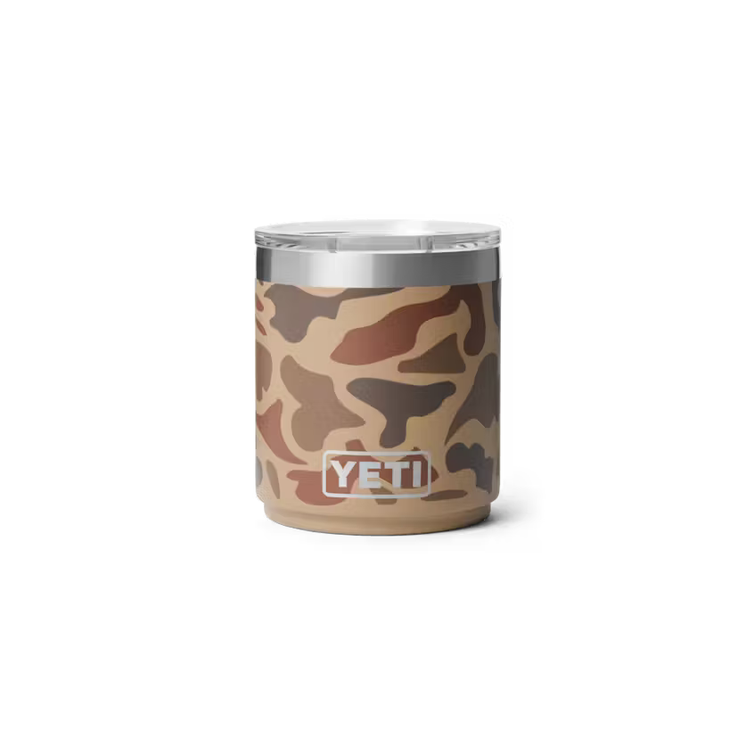 YETI RAMBLER 10 OZ STACKABLE LOWBALL WETLANDS CAMO | Yeti Market