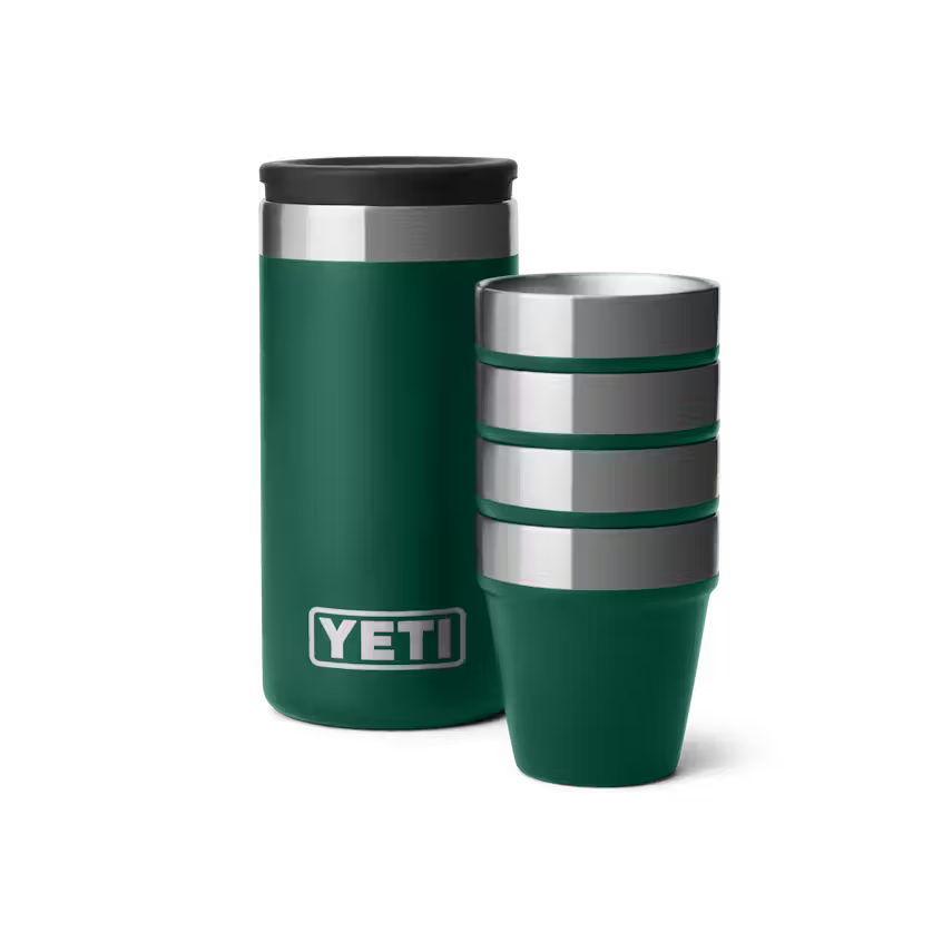 YETI SHOT GLASSES BLACK FOREST GREEN | Yeti Market