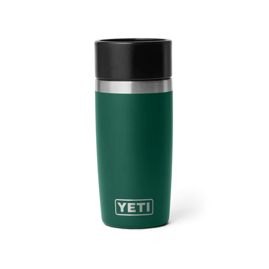 yeti 12 oz travel bottle hotshot black forest green