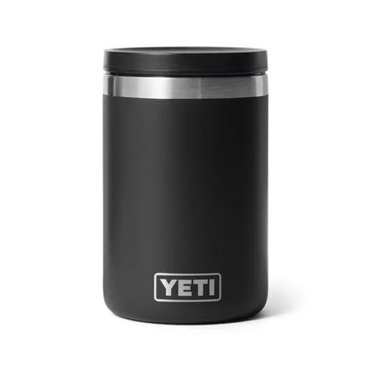 FOOD JAR 16 OZ NEGRO
