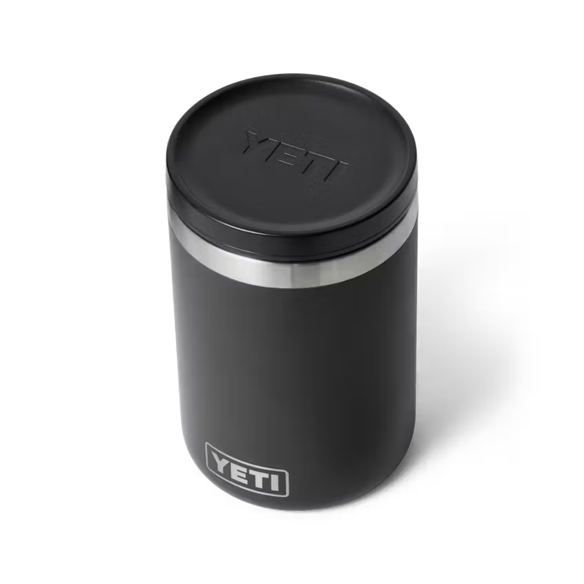 FOOD JAR 16 OZ NEGRO