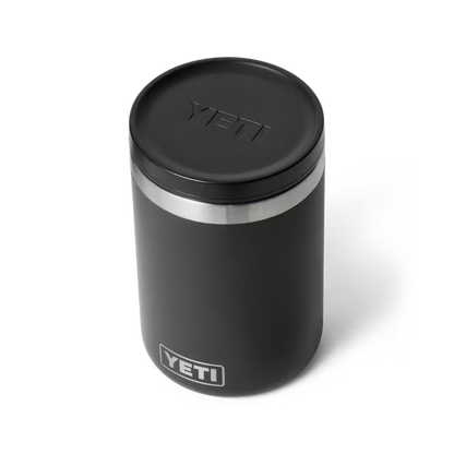 FOOD JAR 16 OZ NEGRO
