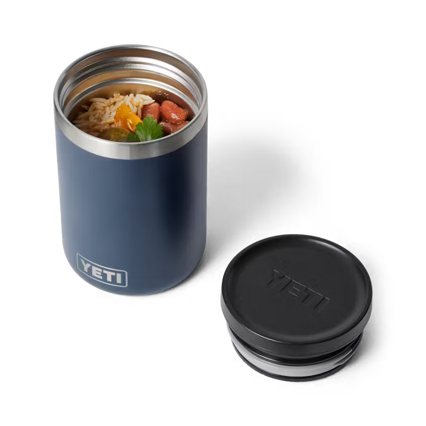 FOOD JAR 16 OZ NEGRO