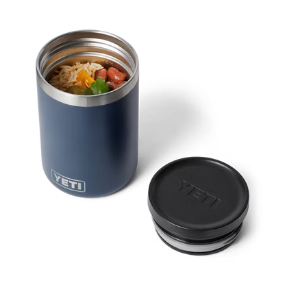 FOOD JAR 16 OZ NEGRO