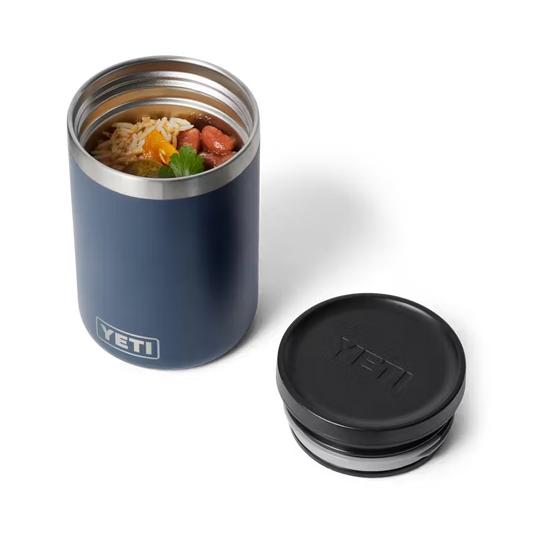 FOOD JAR 16 OZ NEGRO