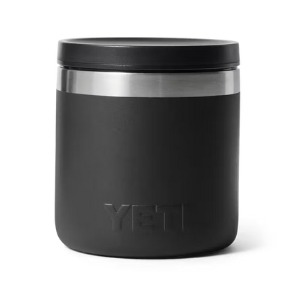 FOOD JAR 8 OZ NEGRO