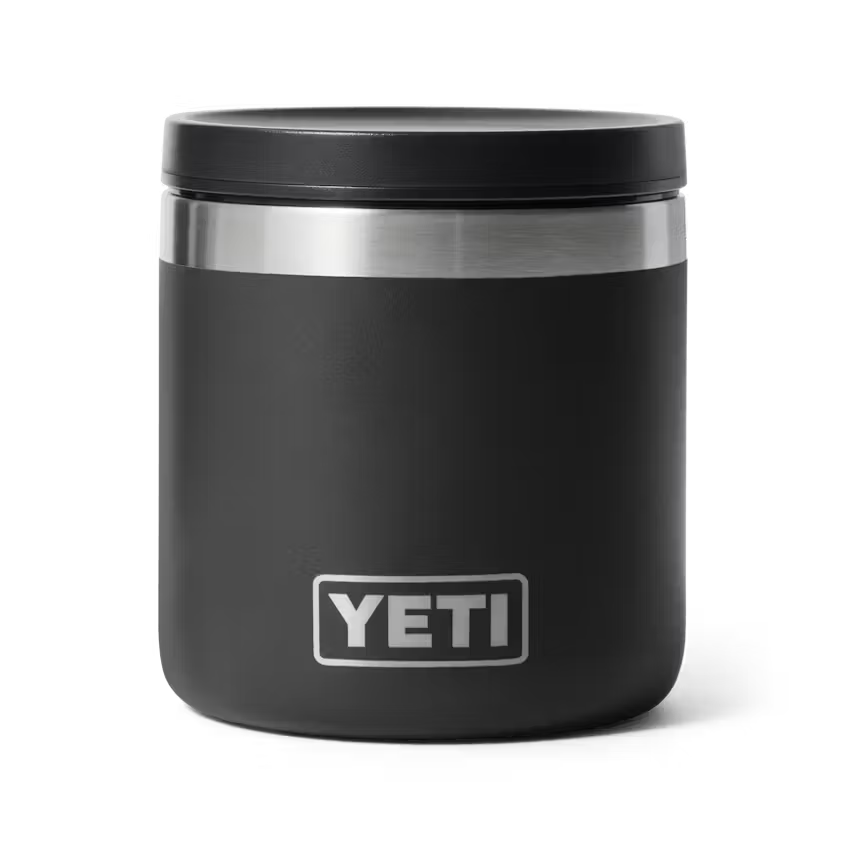 FOOD JAR 8 OZ NEGRO