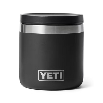 FOOD JAR 8 OZ NEGRO