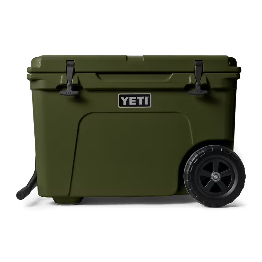 HIELERA RIGIDA YETI TUNDRA HAUL WHEELED HARD COOLER - OLIVE